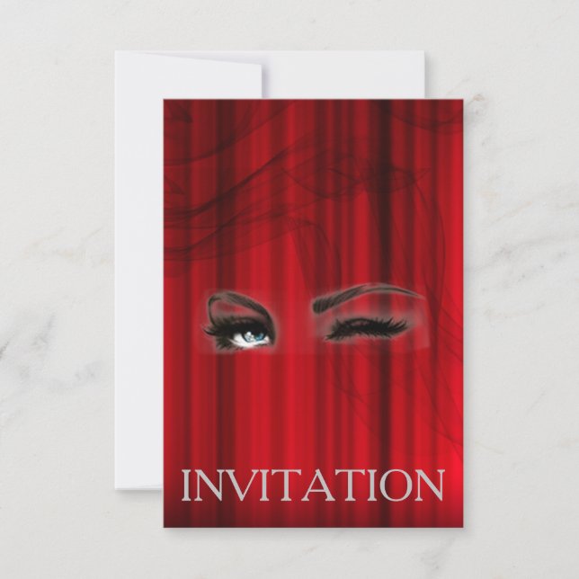 Marilyn Monroe Theatre Oper Musical Invitation (Front)