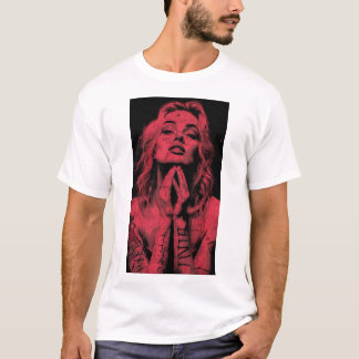 Marilyn Monroe Vinyl Lettering T-shirtDescription: T-Shirt
