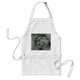 Marilyn Stencil Graffiti on Melrose Standard Apron
