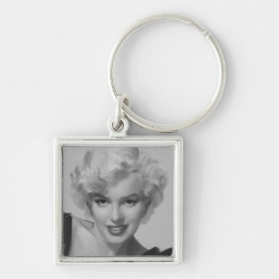 Marilyn the Look Key Ring