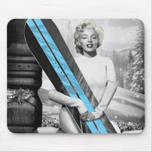 Marilyn's Snowboard Mouse Pad