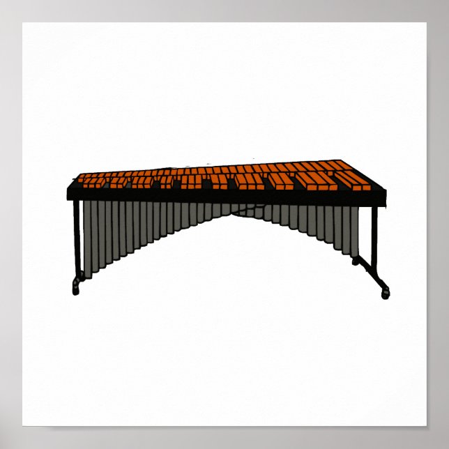 Marimba Design Graphic 1 Poster (Front)