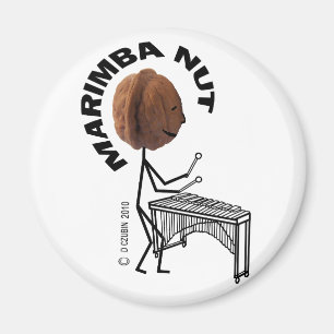Marimba Nut Magnet