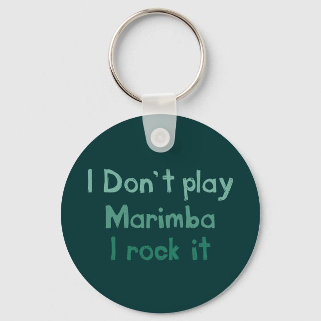 Marimba Rock It Keychain (Front)