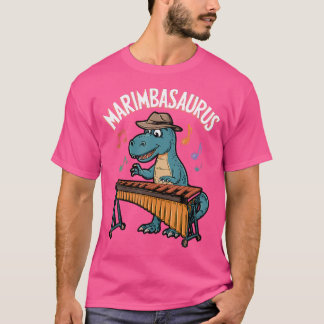Marimbasaurus Dinosaur Musician Vibraphonist Trex  T-Shirt