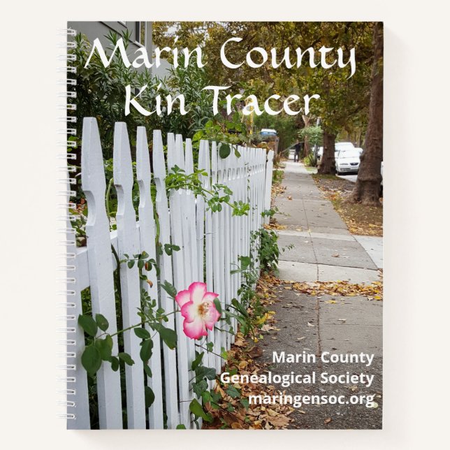 Marin County Genealogy Notebook (Front)
