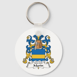 Marin Family Crest Key Ring