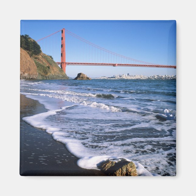 Marin Headlands, Golden Gate Bridge; San Magnet (Front)