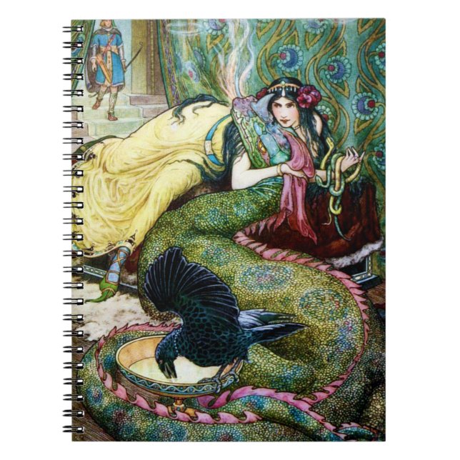 Marina and the Dragon Spiral Notebook (Front)