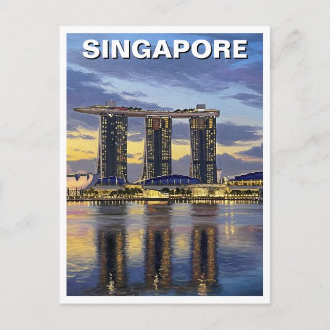 Marina Bay Sands Singapore Postcard (Front)