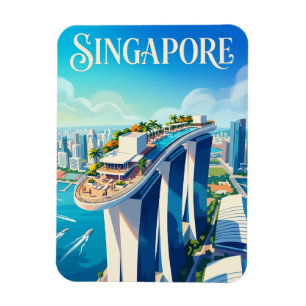 Marina Bay Sands SkyPark Singapore Magnet