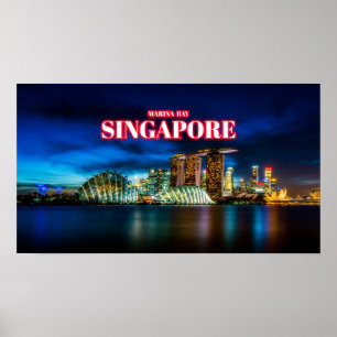 Marina Bay - Singapore Poster