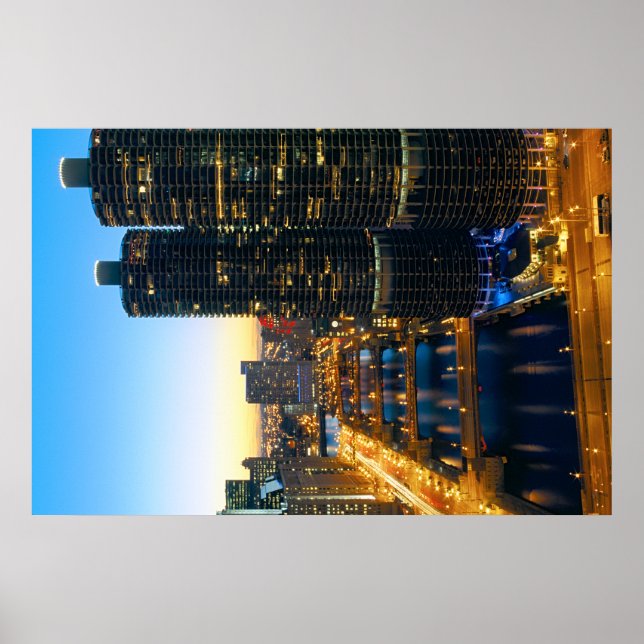 Marina City Chicago Poster (Front)