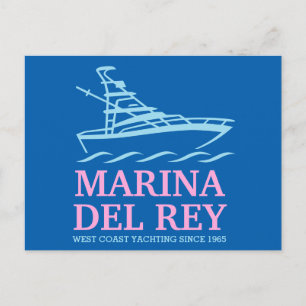Marina Del Ray Postcard