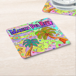 Marina Del Ray Vacation Target Coaster
