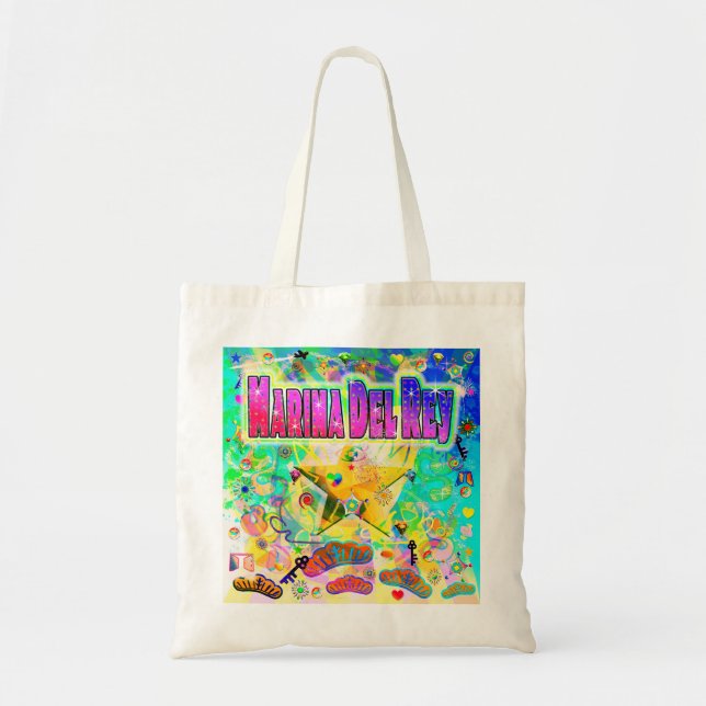 Marina Del Rey Epoch Hour Tote Bag (Front)