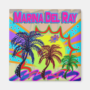 Marina Del Rey Eternal Magnet