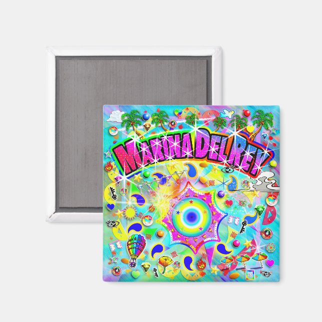 Marina Del Rey Mystic Dance Magnet (Front/Back)