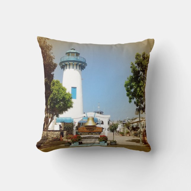 Marina Del Rey Pillow! Cushion (Front)