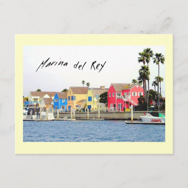 Marina del Rey Postcard (Front)
