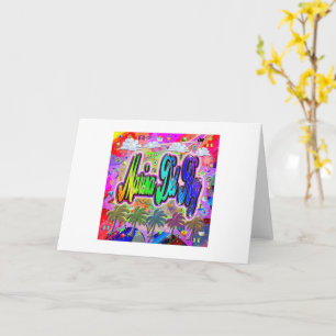 Marina Del Rey Vista Express Greeting Card