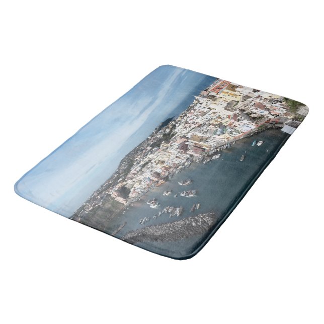 Marina di Corricella View 1 - Procida Bath Mat (Angled)