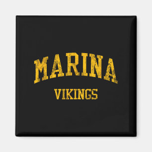 Marina high school hs huntington beach ca vintage magnet