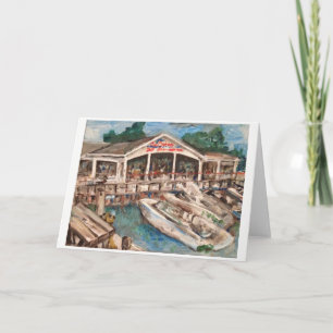Marina in Western Basin Greeting Card
