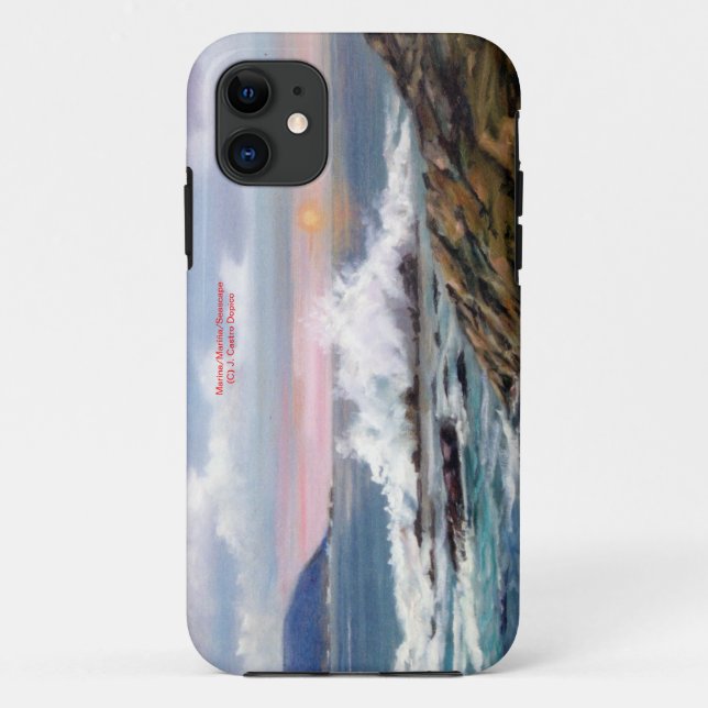 Marina/Mariña/Seascape Case-Mate iPhone Case (Back)