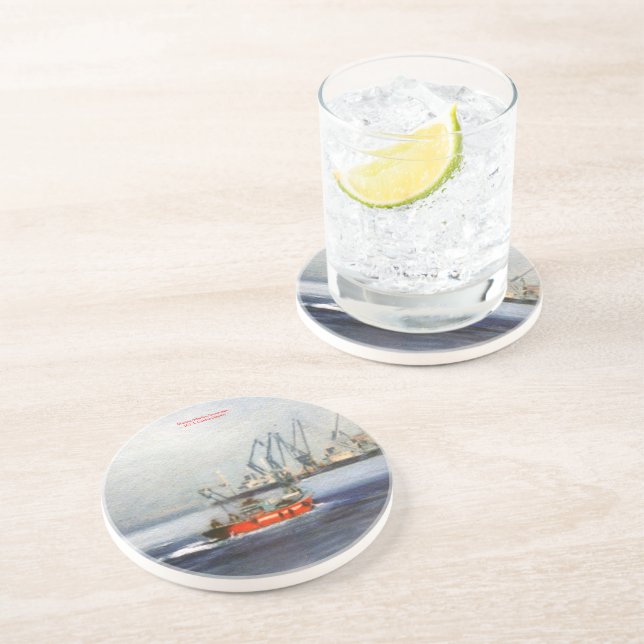 Marina/Mariña/Seascape Coaster (Side)