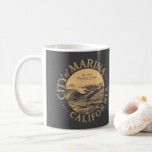 MARINA MONTEREY CALIFORNIA - HUMPBACK WHALE COFFEE MUG