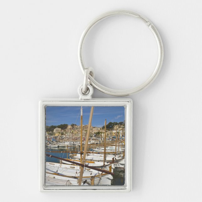 Marina, Port de Soller, West coast, Mallorca, Key Ring (Front)