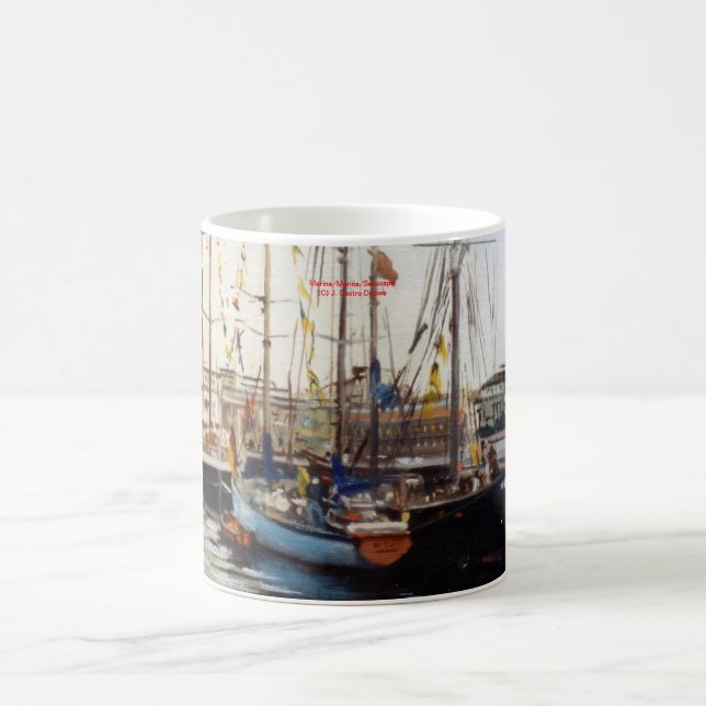 Marina/Seascape Coffee Mug (Center)