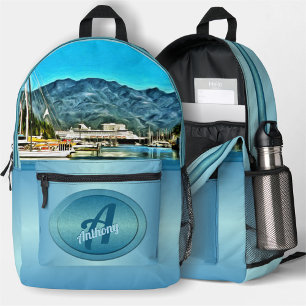 Marina Vallarta 0946 Printed Backpack