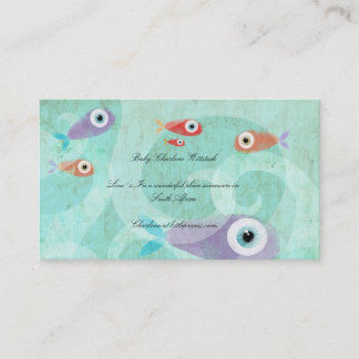 Marine Aquarium Aquatic Business Cards