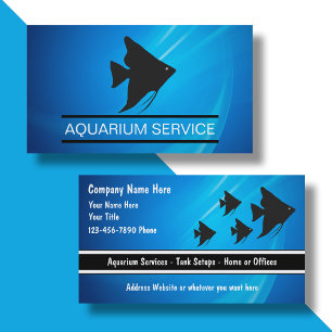 Marine Aquarium Business Cards