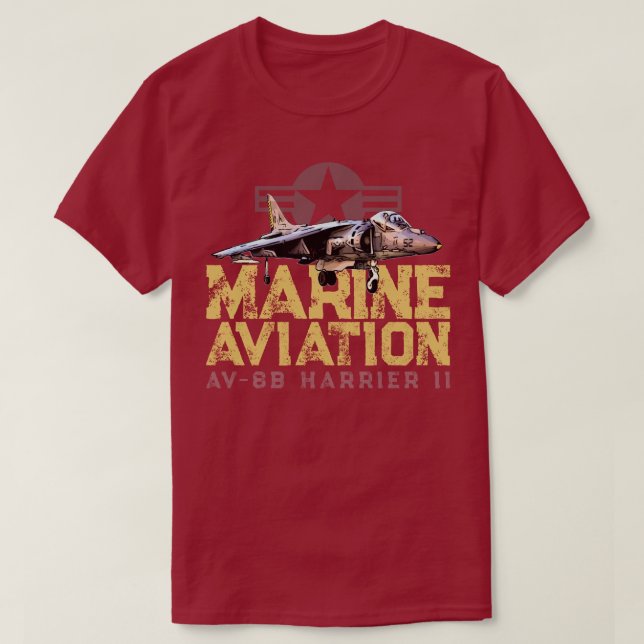 MARINE AVIATION T-Shirt (Design Front)
