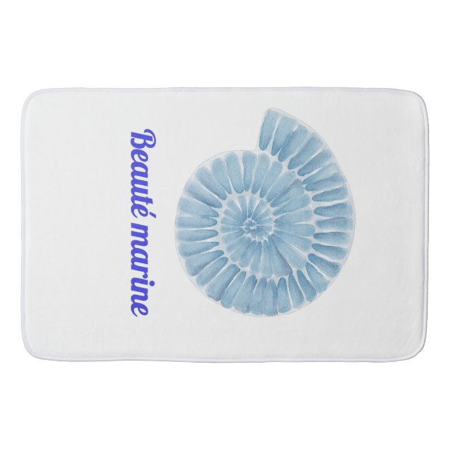 Marine Beauty Bath Mat (Front)