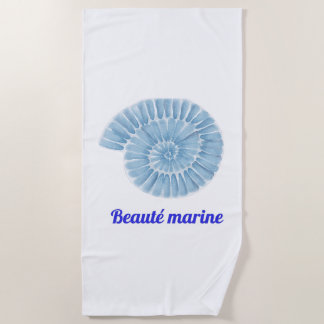 Marine Beauty Beach Towel