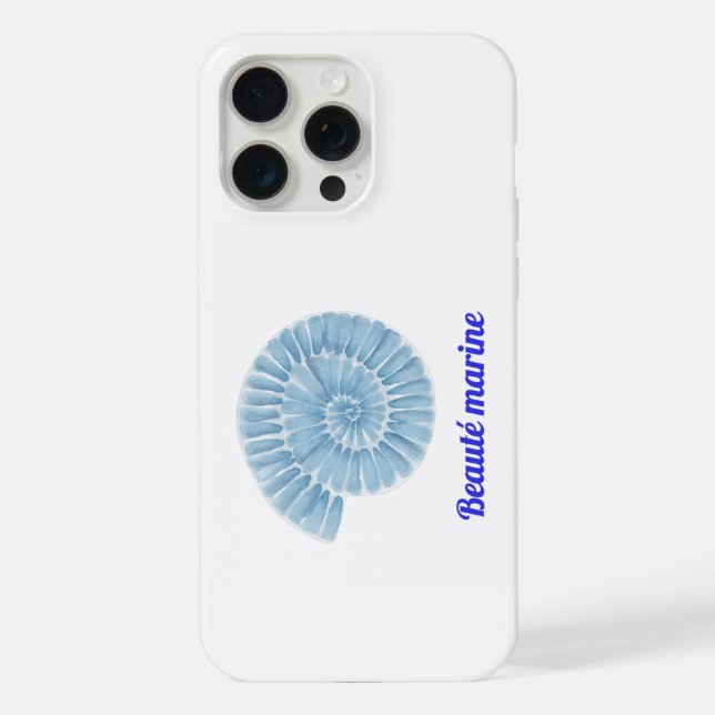 Marine Beauty iPhone Case (Back)