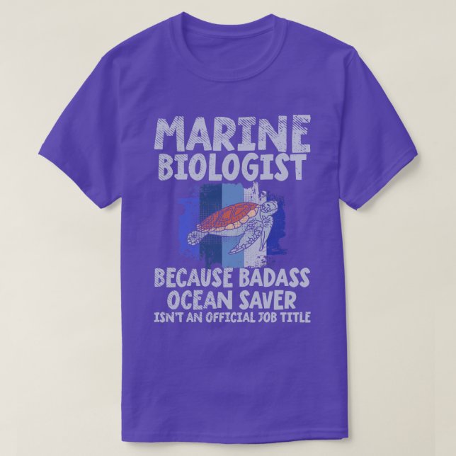 Marine Biologist 5 T-Shirt (Design Front)