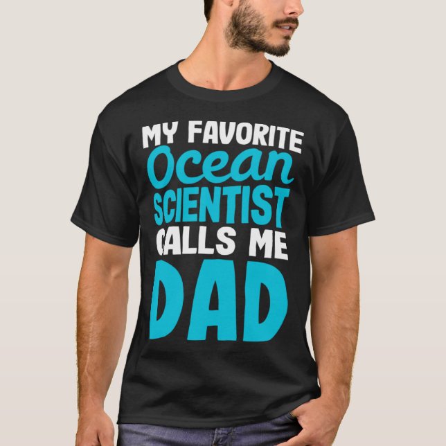 Marine Biologist Dad Marine Biology T-Shirt (Front)