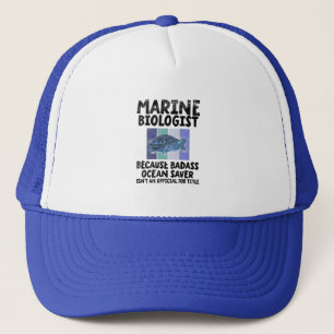 Marine Biologist Marine Biology Trucker Hat