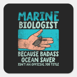 Marine Biologist Square Sticker