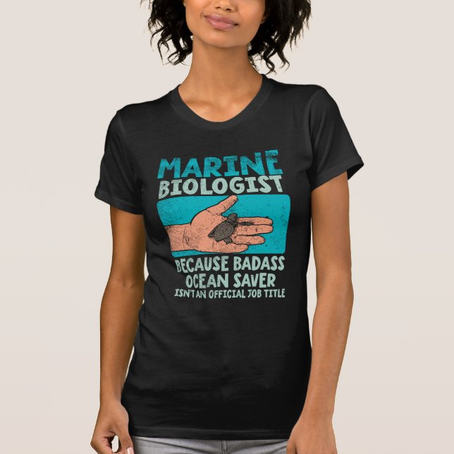 Marine Biologist T-Shirt (Front)