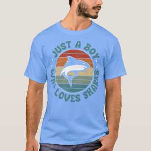 Marine Biology Boy Who Loves Sharks T-Shirt