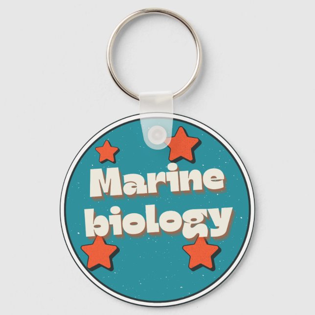Marine Biology Key Ring (Front)