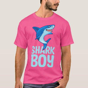 Marine Biology Shark Lover Cute Shark Boy T-Shirt