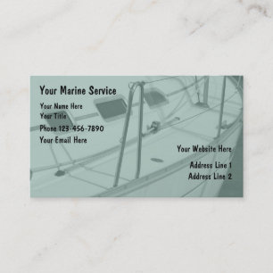 Marine Boating Business Cards