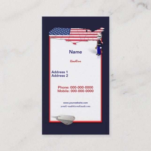 Marine Business Card (Front)